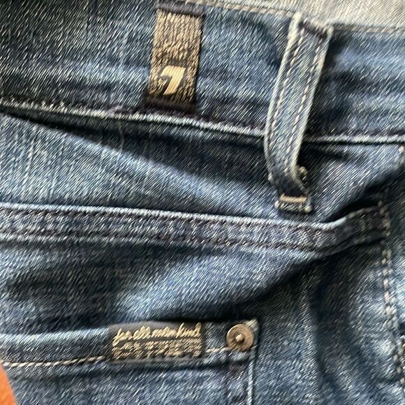 7 For All Mankind Austyn Straight Leg Jeans Men’s Sz 33 *Altered* - Picture 10 of 12